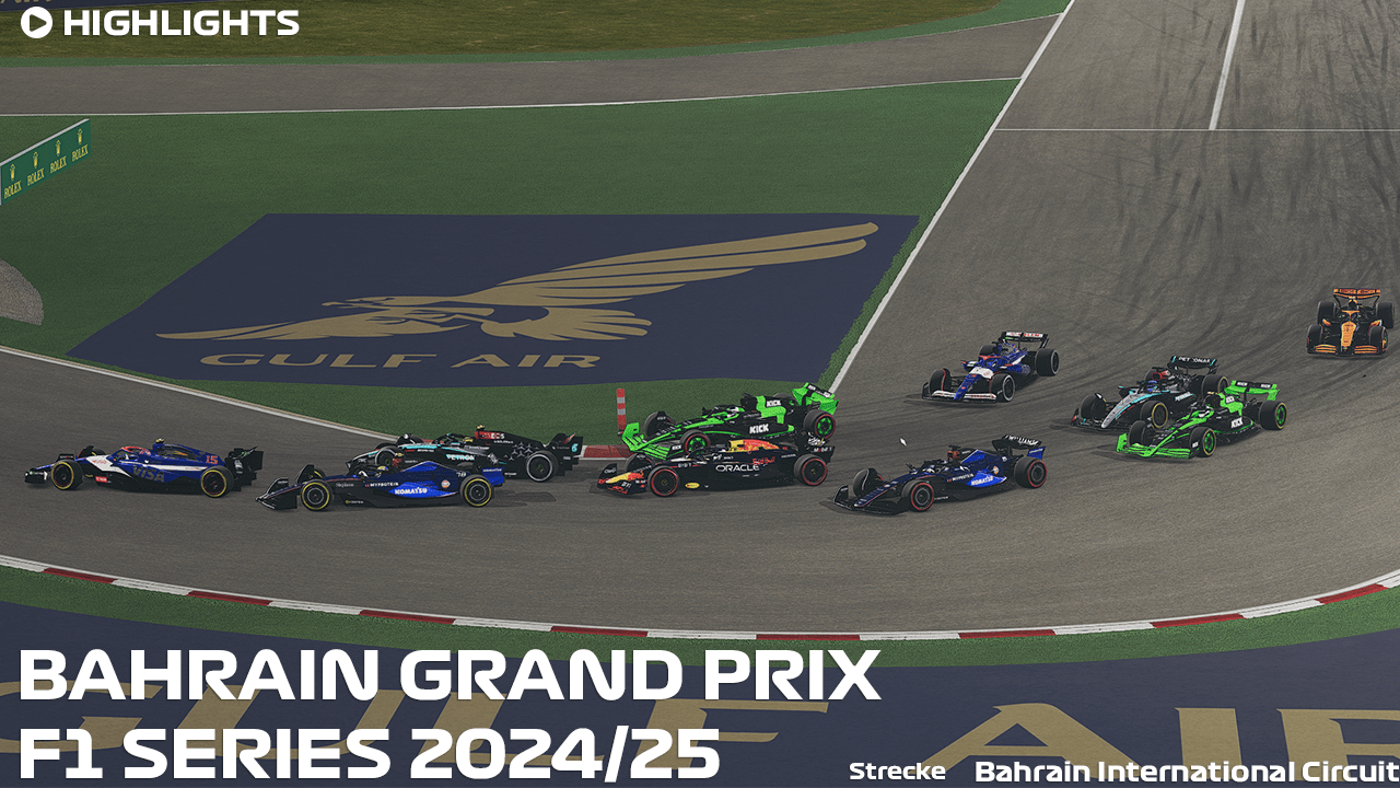 Das erste Rennen der Distraction League F1 Series 2024/25 auf dem Bahrain International Circuit bot einen spannenden Auftakt zur neuen Saison.