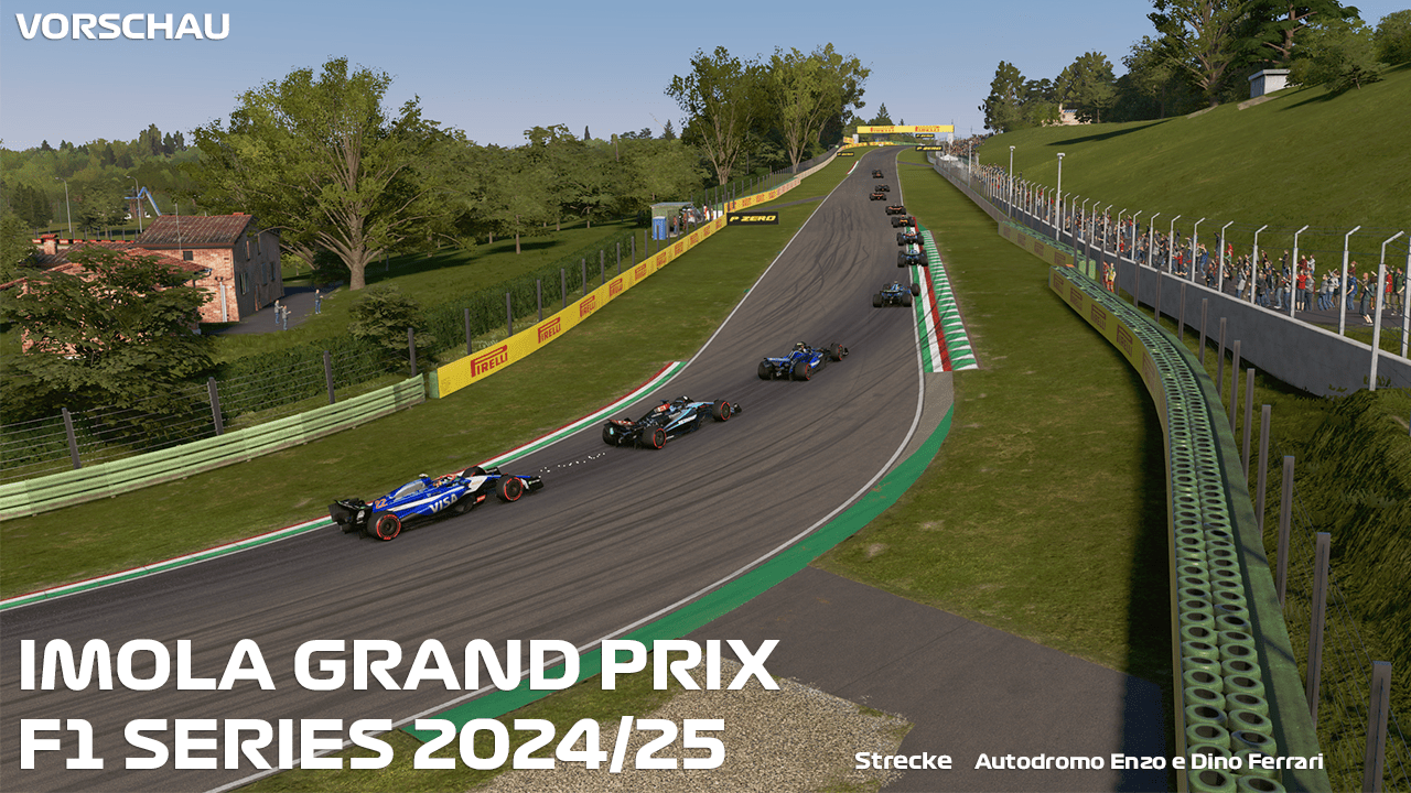 VORSCHAU: Imola Grand Prix 2024/25 der Distraction League
