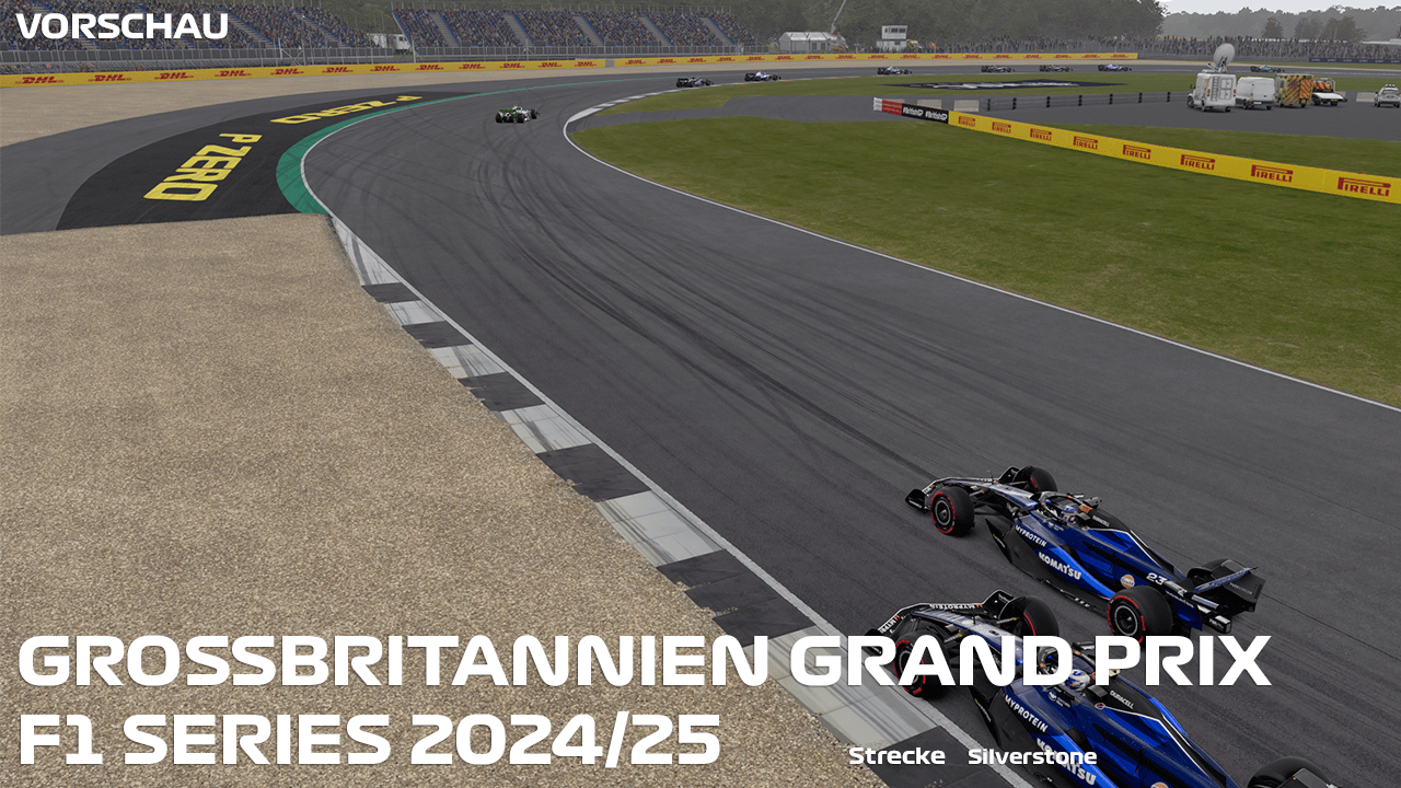 VORSCHAU: Großbritannien Grand Prix 2024/25 der Distraction League