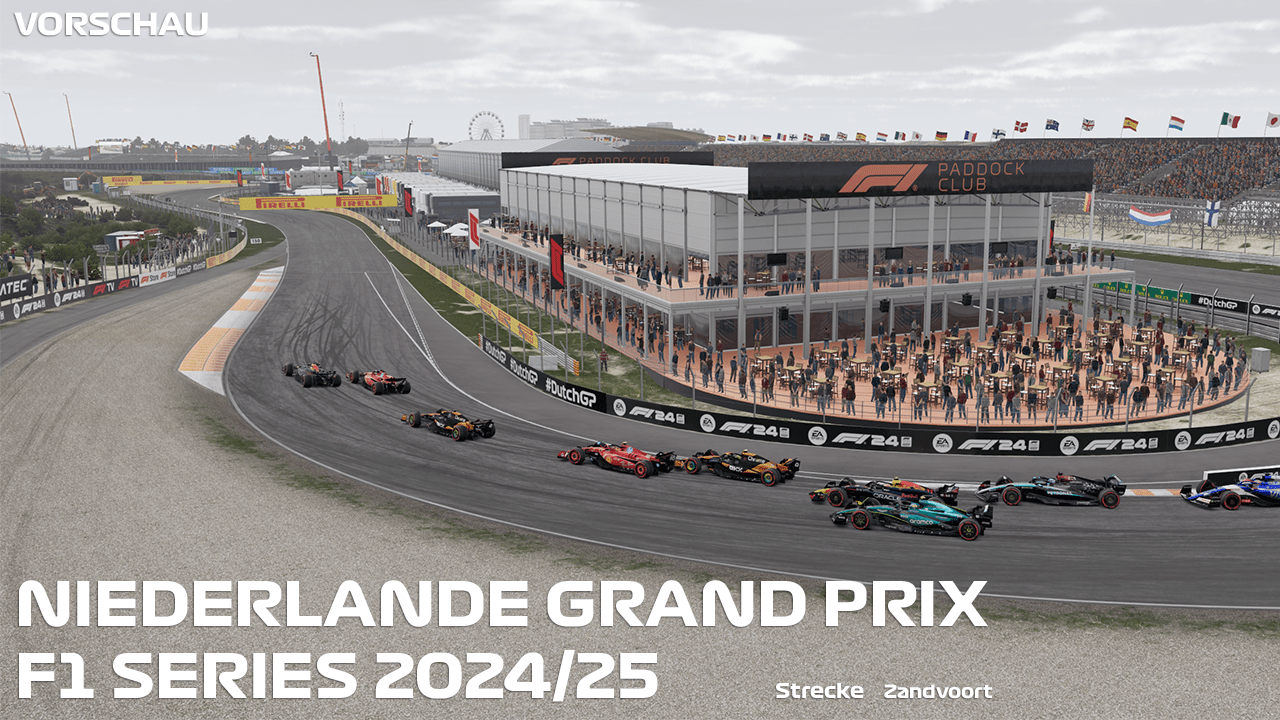 VORSCHAU: Niederlande Grand Prix 2024/25 der Distraction League