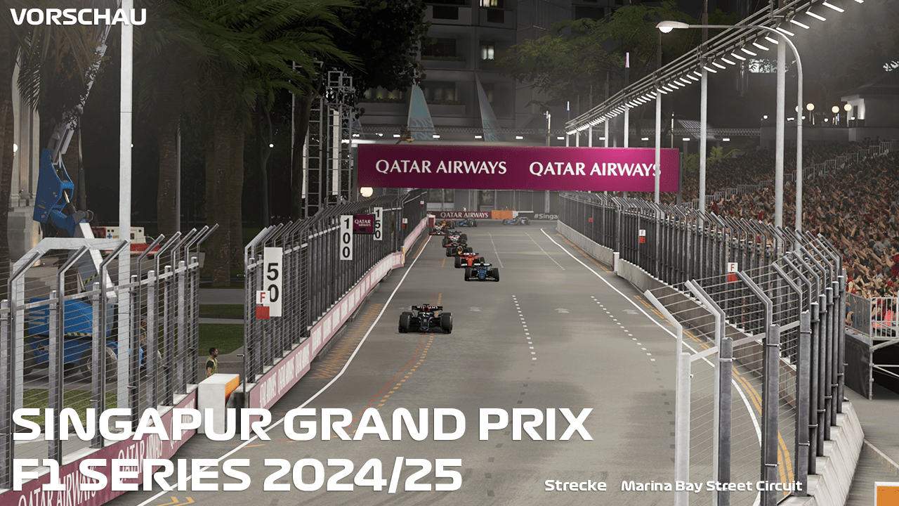 VORSCHAU: Singapur Grand Prix 2024/25 der Distraction League