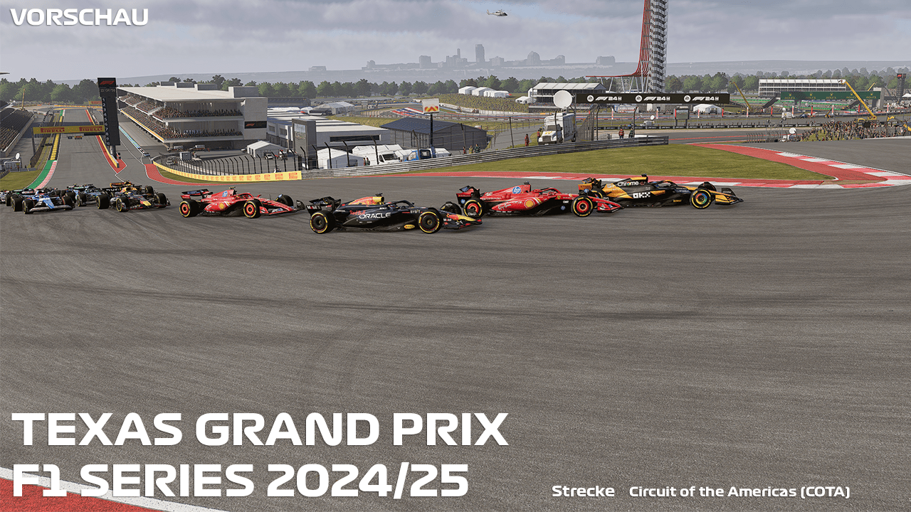 VORSCHAU: Texas Grand Prix 2024/25 der Distraction League
