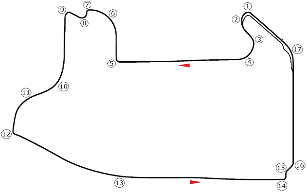 F1 Las Vegas Strecke - Las Vegas Strip Circuit 2025