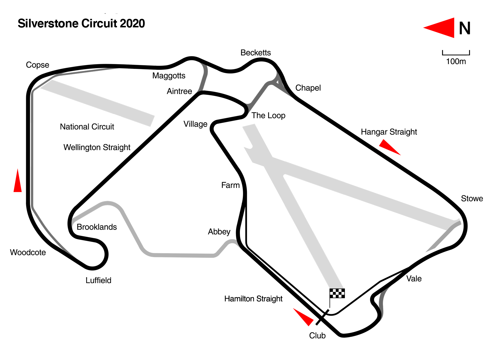 F1 Großbritannien Strecke - Silverstone 2025