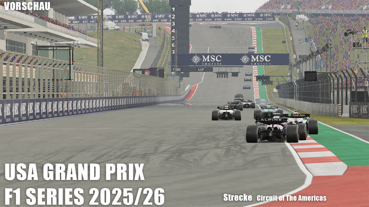 USA Grand Prix der Distraction League - F1 25 Ligarennen