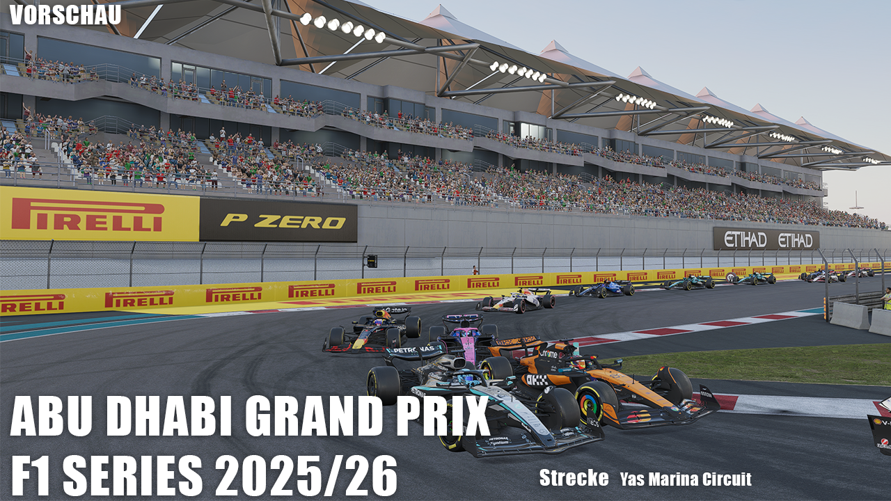 Abu Dhabi Grand Prix der Distraction League - F1 25 Ligarennen