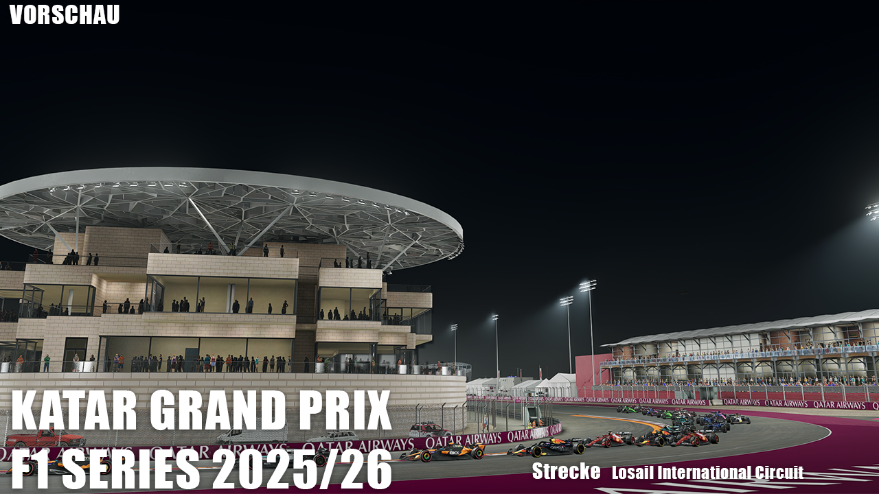 Katar Grand Prix der Distraction League - F1 25 Ligarennen