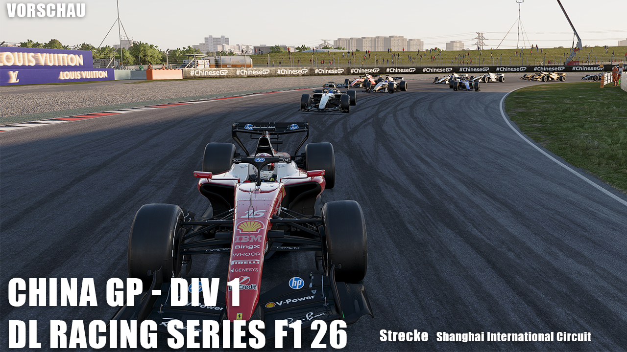 China Grand Prix F1 26 - DL Racing Series